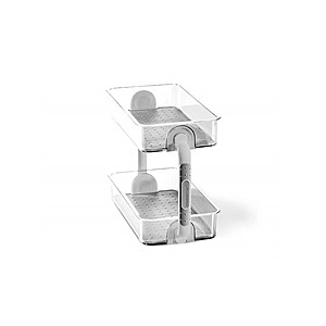 madesmart 2-Tier Spice Organizer w/ 8 Jar Capacity (Grey) $6.99 + Free Shipping w/ Prime or $6 Fee per Order