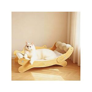 ERGTFVN 3-in-1 Cat Scratcher Bed w/ Hammock & Sisal Scratching Post $24.99 + Free Shipping w/ Prime or $6 Fee per Order