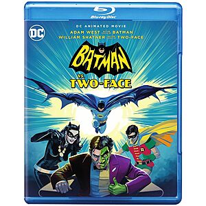 Batman vs. Two-Face (Blu-ray + DVD + Digital) $9.18 + Free Shipping w/ Prime or on $35+