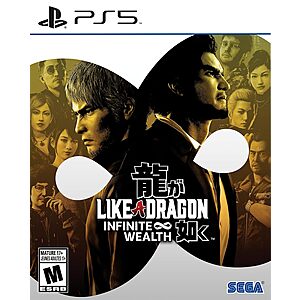 Like a Dragon: Infinite Wealth (PS5) $17.00 + Free Shipping w/ Prime or on $35+