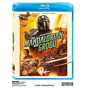 The Mandalorian & Grogu (Blu-ray + Digital) $24.96 + Free Shipping w/ Prime or on $35+