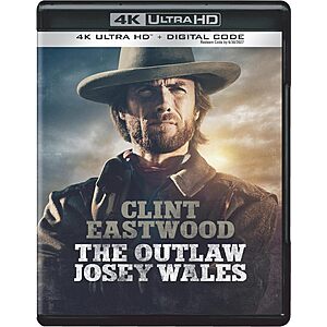 The Outlaw Josey Wales (4K UHD + Digital) $14.99 + Free Shipping w/ Prime or on $35+