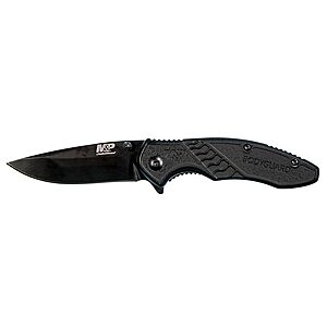 Smith & Wesson M&P Bodyguard 2.75" Clip Point Folding Knife (Black) $10.98 + Free Shipping w/ Prime or on $35+