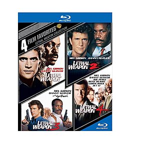 4 Film Favorites: Lethal Weapon Collection (Blu-ray) $12.68 + Free Shipping w/ Prime or on $35+