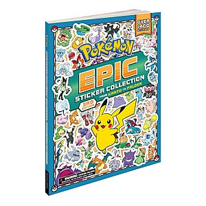 Pok&eacute;mon Epic Sticker Collection 3rd Edition: From Kanto to Paldea w/ Over 1,400 Stickers $11.48 + Free Shipping w/ Prime or on $35+