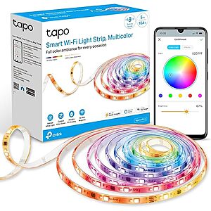 Tapo L930-5 16.4' RGBWIC Smart LED Light Strip (1000 Lumens) $29.99 + Free Shipping w/ Prime or on $35+