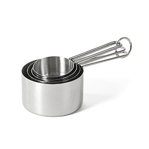 Martha Stewart Richburn 4-Piece Stainless Steel Measuring Cup Set $8.99 + Free Shipping w/ Prime or on $35+