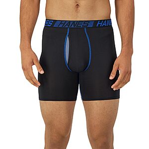 Hanes Mens Total Support Pouch Pack, X-temp Boxer Briefs, Regular Leg 11.43