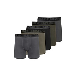 $19.99 | PUMA Men's 5-Pack Training Fit Boxer Briefs at Woot!