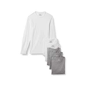 $11.99 | Amazon Essentials Men Crew Undershirts 6 Pack at Woot!