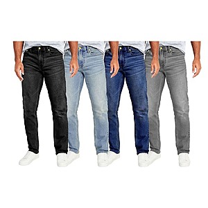 from $17.99 | BLU ROCK Men's Flex Stretch Straight Leg Jeans (31" Inseam) at Woot!