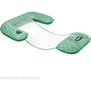 $7.1 | Aqua Mosaic Pool Float Green at Woot!
