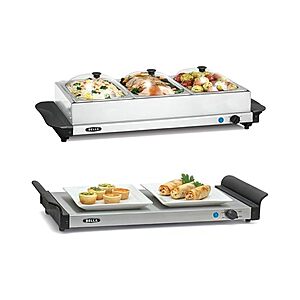 $25.59 | BELLA Food Warming Tray & Cooker at Woot!