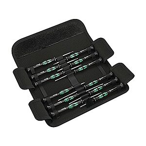 $33.59 | 12-Piece Wera Kraftform Micro 12 Universal 1 screwdriver set for electronic applications (5073675001) at Woot!