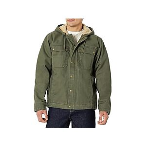 $8.8 | Amazon Basics Mens Insulated RelaxedFit Hooded Workwear Jkt at Woot!
