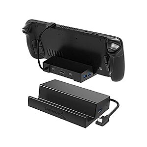 $17.99 | SABRENT 6-Port USB-A/C 95W PD 4K HDMI Docking Station for Steam Deck at Woot!