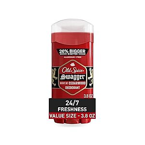 $2.39 | 3.8oz Old Spice Men's Aluminum Free Deodorant (Swagger Invisible Solid) at Woot!