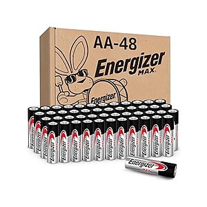 $19.99 | 48-Ct Energizer MAX AA Alkaline Batteries at Woot!