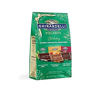 $9.58 | 3 &times; 8.6-Oz Ghirardelli Holiday Classic Chocolate Assortment Squares at Woot!