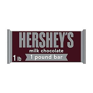 $4.79 | 16-Oz HERSHEY'S Milk Chocolate Bar at Woot!