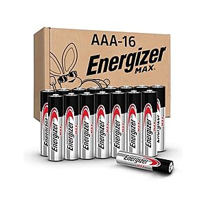 Woot! App: $7.99 | 16-Pk Energizer Max AAA Alkaline Batteries at Woot!