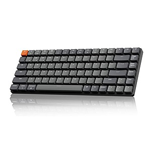 $39.99 | 84-Key Keychron K3 Version 2 Wireless Bluetooth/USB Wired Mechanical Keyboard at Woot!
