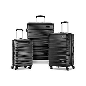 Woot! App: $125.99 | Samsonite Evolve SE Hardside, Bass Black, 3PC Set (CO/M/L) at Woot!