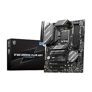 Woot! App: $62.99 | MSI B760 Gaming Plus WiFi V1 ATX at Woot!