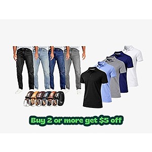Extra $5 off on Men's Apparel Value Packs at Woot!