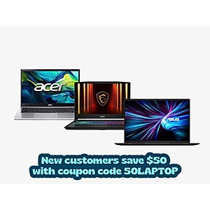 Extra $50 off on Big Deals on New Condition Laptops at Woot!