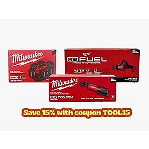 Extra 15% off on Toolbox Fave: Milwaukee! at Woot!