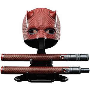 [Prime] $112.99 | Marvel Legends Series Daredevil: Born Again Premium Roleplay Mask and Billy Club, Collectibles for Adults at Amazon