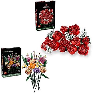 $81.54* | LEGO Bundle: Botanicals Flower Bouquet + Bouquet of Roses at Amazon