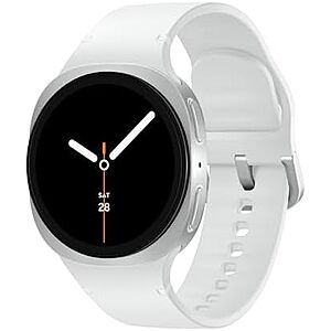 Samsung Galaxy Watch 8 (2025) 40mm Bluetooth Smartwatch, Cushion Design, GPS Fitness Tracker, Sleep Coaching, Running Coach, Energy Score, Heart Rate Tracking, Silver [US Version, 2 Yr Warranty]
