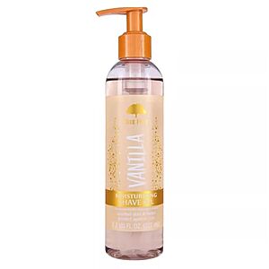 Tree Hut Vanilla Moisturizing Shave Oil, Hydrating Gel-to-Oil Formula for a Close, Smooth Shave, Made with Shea Butter, For All Skin Types, 7.7 fl oz