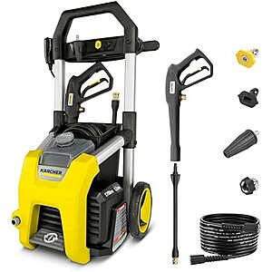 Kärcher Pressure Washer K1700, CETA Certified, 3 Spray Nozzles, Detergent Tank, for Cars, Driveways, Siding, Patios, 1.2 max. GPM