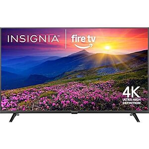 INSIGNIA 65-inch Class F50 Series LED 4K UHD Smart Fire TV with Alexa Voice Remote (NS-65F501NA26)