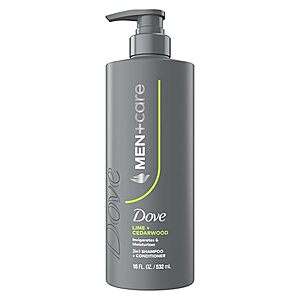 [Prime, SnS] $3.98 | 18-Oz DOVE MEN + CARE Shampoo (Lime & Cedar) at Amazon