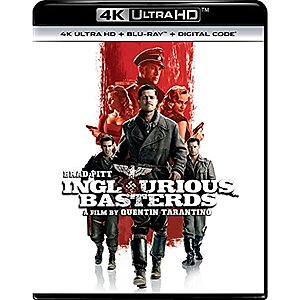 [Prime] $8.99* | Inglourious Basterds (4K Ultra HD + Blu-ray + Digital Copy) at Amazon