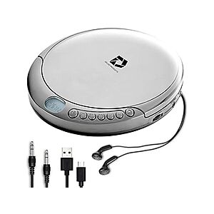 $9.99 | Deluxe Portable CD Player at Woot!