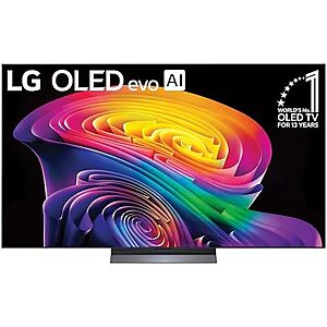 LG 65-Inch Class OLED evo AI 4K C6 Series Smart TV w/Dolby Atmos, Dolby Vision, HDR10, AI Super Upscaling 4K, Filmmaker Mode, Wow Orchestra, Compatible with Alexa (OLED65C6PUA, 2026)