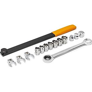 $39 | 15-Piece GEARWRENCH Ratcheting Serpentine Belt Tool Set at Amazon