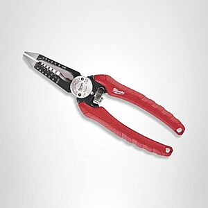 Milwaukee 48-22-3079 6-In-One Combination Wire Stripping and Reaming Pliers for Electricians