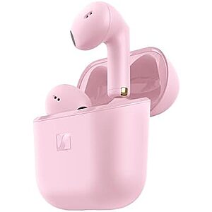 Sennheiser ACCENTUM Open Wireless Earbuds - Open Ear Buds Design, Dynamic Sound & Bluetooth 5.3, IPX4 Splash Protection, 28 Hours Battery Life, USB-C Charging Case, Music, Phone Calls, Travel, Pink