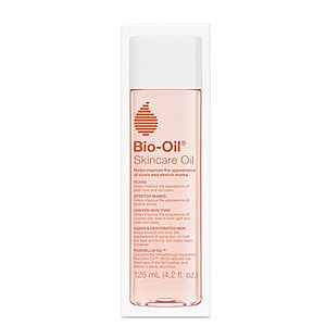 Bio-Oil Skincare Body Oil Serum for Scars and Stretch Marks, Face and Body Moisturizer with Vitamin E & A for Sensitive Dry Skin, Dermatologist Recommended, Non-Comedogenic, 4.2 Oz