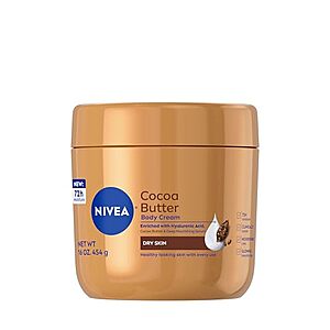 [SnS, AC] $4.84* | 16-Oz NIVEA Cocoa Butter Body Cream w/ Deep Moisture Serum at Amazon