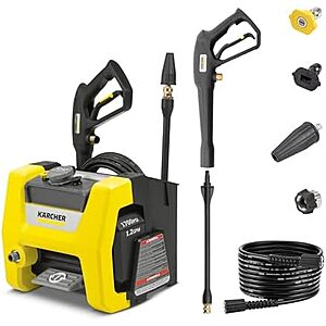 $124.99 | K&auml;rcher Pressure Washer K1700 Cube, 1.2 GPM at Amazon