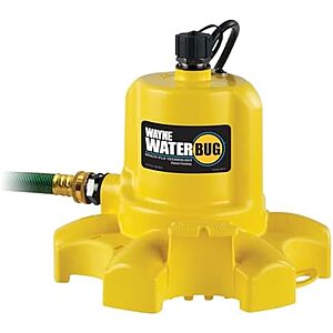 $82.02 | Wayne WaterBUG 1/6 HP Submersible Multi-Flo Water Removal & Transfer Pump at Amazon