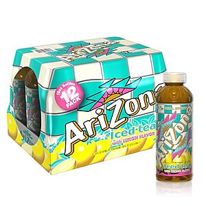 $6.99* | 12-Pack 16-Oz Arizona Lemon Tea Bottles at Amazon