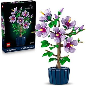 $55.95 | 660-Piece LEGO Botanicals: Botanical Collection - Hibiscus (10372, 2025) at Amazon